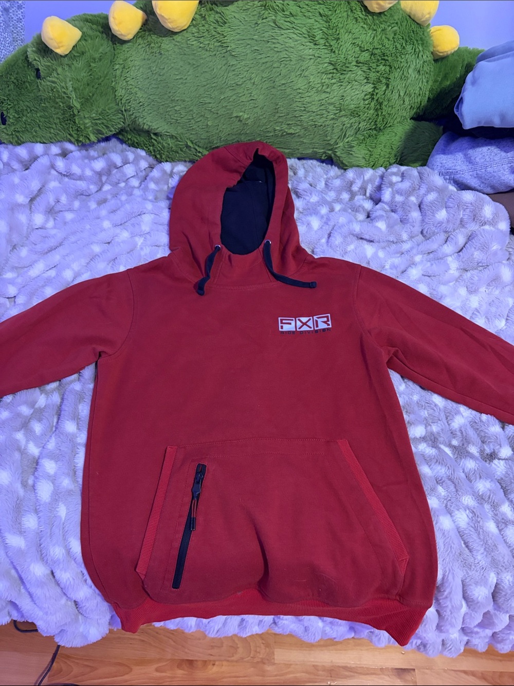 FXR Red Pullover Hoodie Sweater